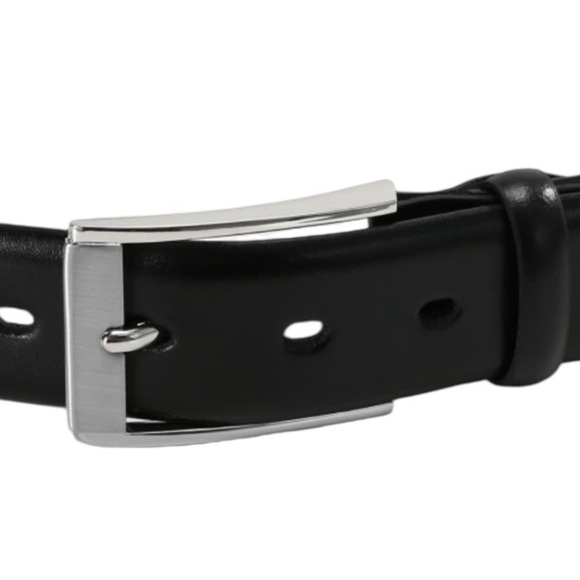 Lloyd Men’s Leather Belt Black Made in Germany Size 90 or 35” - Picture 3 of 15